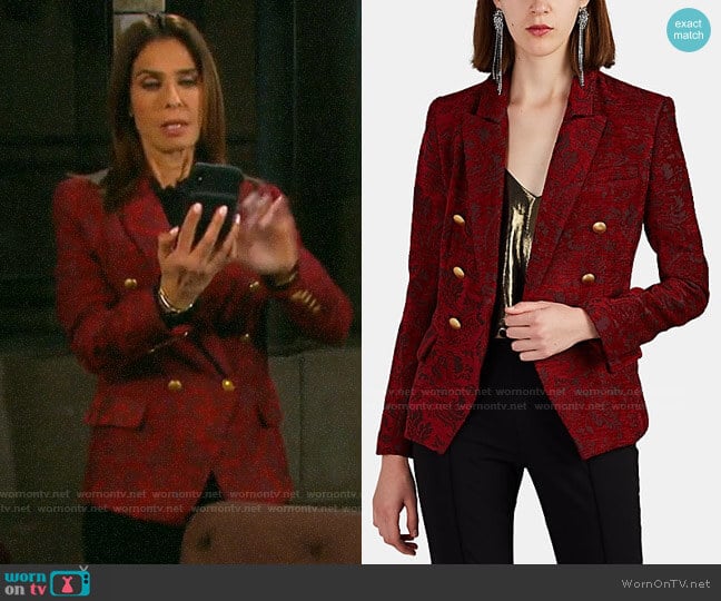 WornOnTV: Hope’s red double breasted blazer on Days of our Lives ...