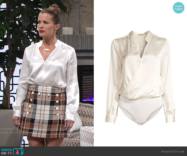 L'Agence Marcella Bodysuit worn by Chelsea Lawson (Melissa Claire Egan) on The Young & the Restless