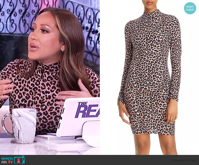 WornOnTV: Adrienne’s leopard print mini dress on The Real | Adrienne ...