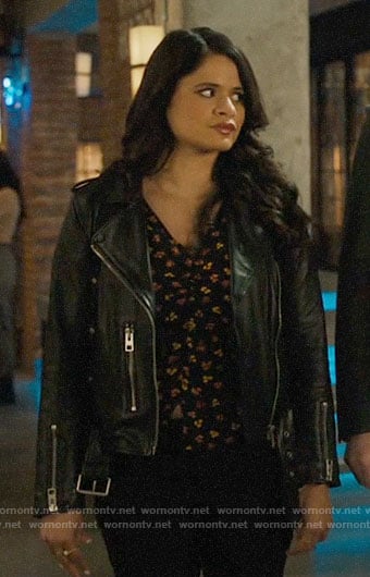 Mel’s leather moto jacket on Charmed