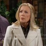 Nikki's white coat on The Young and the Restless