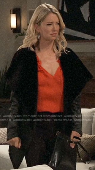 WornOnTV: Nina's red leather trench coat on General Hospital, Cynthia  Watros