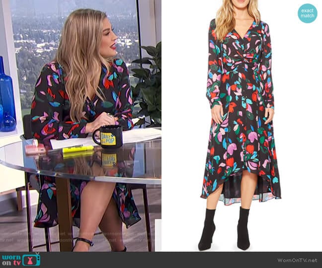 Cora Floral Print Maxi Dress by Parker worn by Carissa Loethen Culiner on E! News