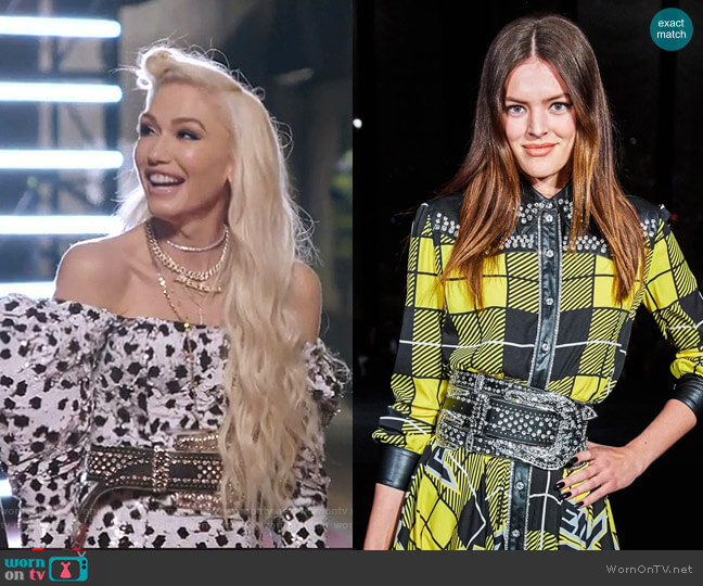 Fall 2019 Collection by Philipp Plein worn by Gwen Stefani  on The Voice