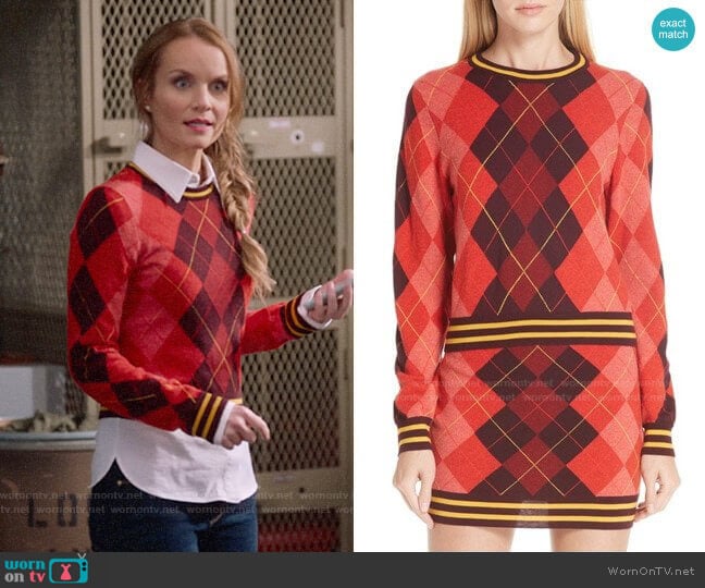 Rag & Bone Dex Sweater worn by Miss Jenn (Kate Reinders) on High School Musical The Musical The Series