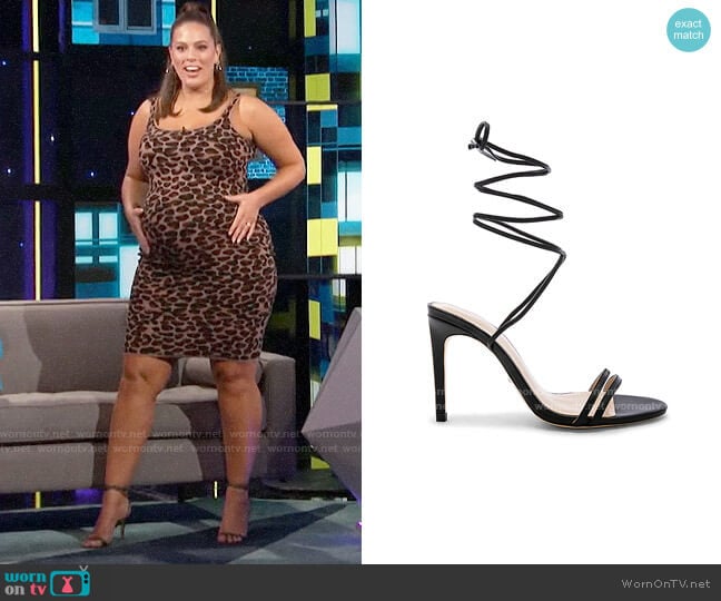 Raye Alex Sandals worn by Ashley Graham on A Little Late with Lilly Singh