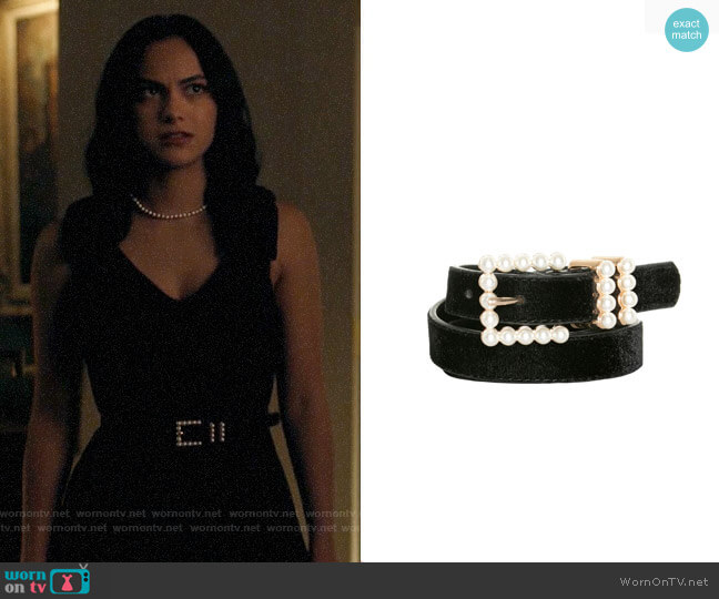 Review Australia Pilly Pearl Belt worn by Veronica Lodge (Camila Mendes) on Riverdale