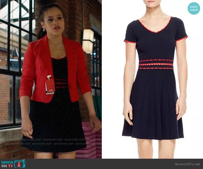 Sandro Enrick Dress worn by Maggie Vera (Sarah Jeffery) on Charmed