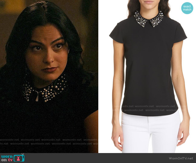 Ted Baker Jaylen Top worn by Veronica Lodge (Camila Mendes) on Riverdale