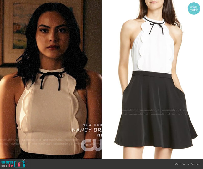 Ted Baker Bahati Dress worn by Veronica Lodge (Camila Mendes) on Riverdale