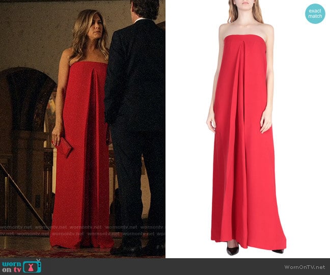 Valentino Strapless Jumpsuit worn by Alex Levy (Jennifer Aniston) on The Morning Show