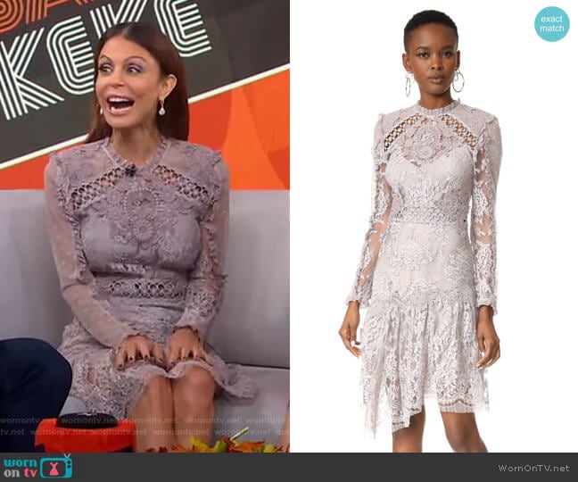 Stranded Lace Dress by Zimmermann worn by Bethenny Frankel on GMA Strahan Sara And Keke