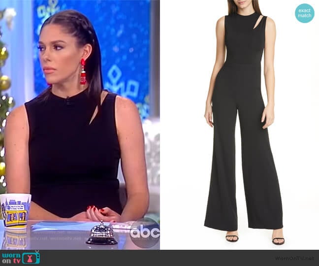 Ivy Cutout Jumpsuit by Alice + Olivia worn by Abby Huntsman on The View