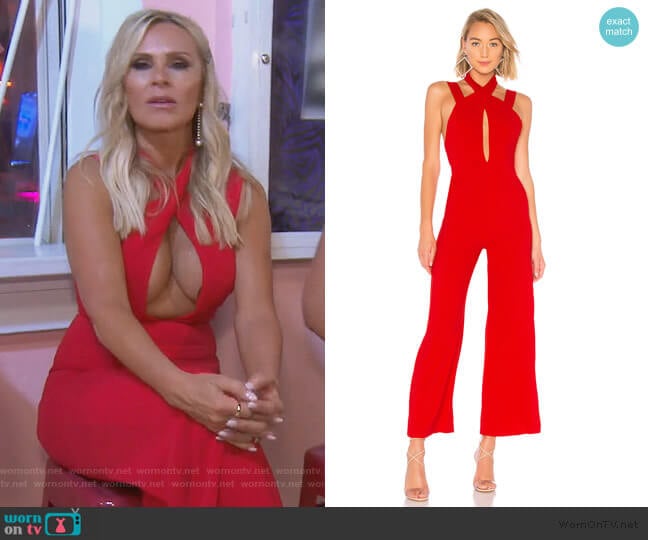 WornOnTV: Tamra’s red cross neck jumpsuit on The Real Housewives of ...