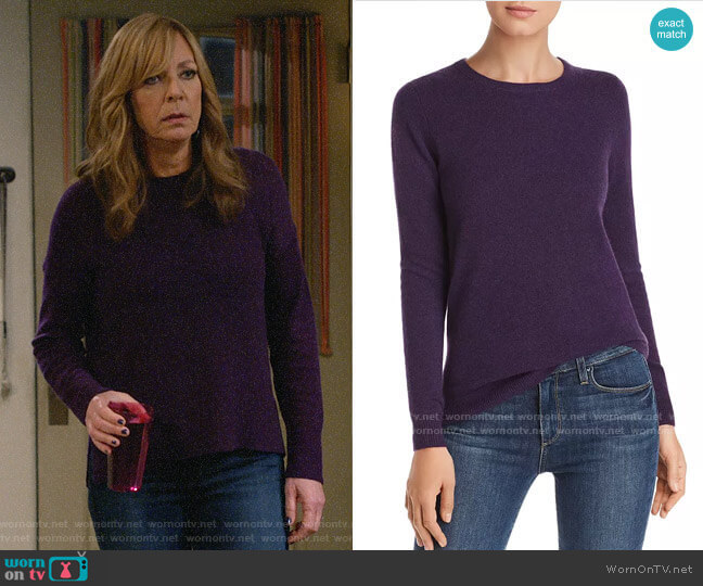 WornOnTV: Bonnie’s purple sweater on Mom | Allison Janney | Clothes and ...