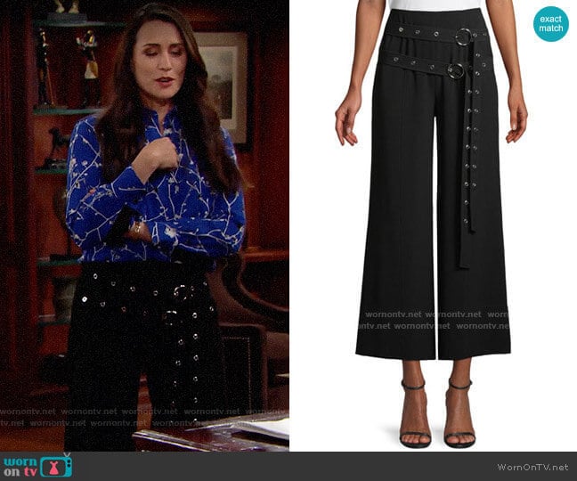 Cinq a Sept Jessi Pants worn by Quinn Fuller (Rena Sofer) on The Bold and the Beautiful