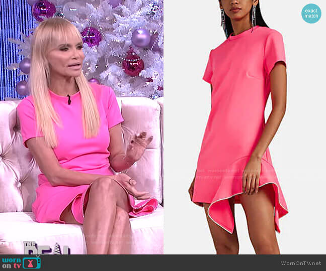 WornOnTV: Christine's pink velvet Juicy embellished top on Selling