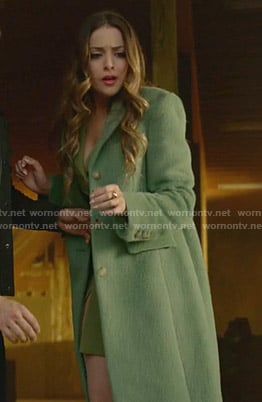 Fallon’s green coat on Dynasty