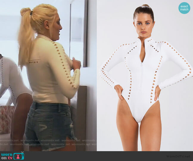 Riley Surfsuit by Gigi C worn by Gina Kirschenheiter  on The Real Housewives of Orange County