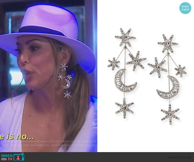 WornOnTV Kelly s star embellished drop earrings on The Real