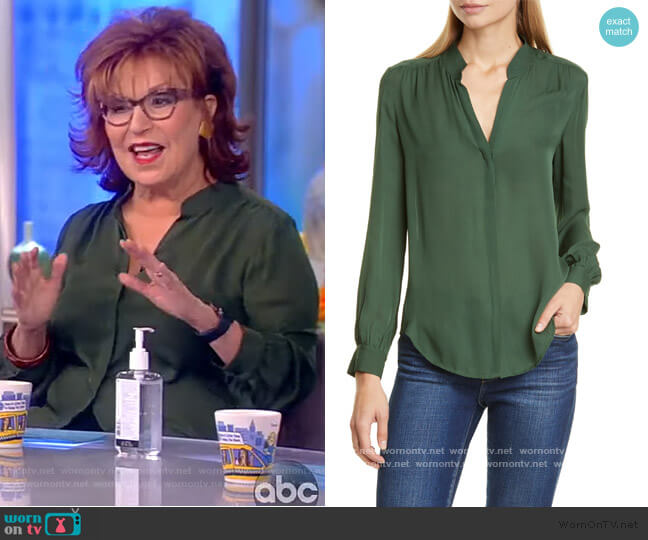 Concealed Front Blouse by L'Agence worn by Joy Behar on The View
