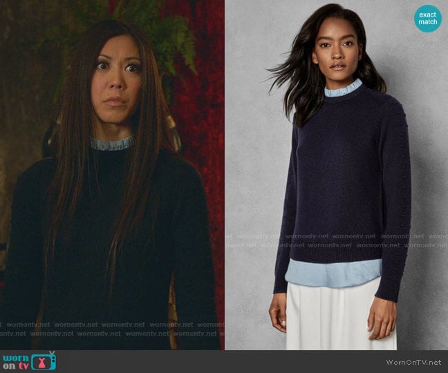 Lissiah Sweater by Ted Baker worn by Tina Minoru (Brittany Ishibashi) on Marvels Runaways