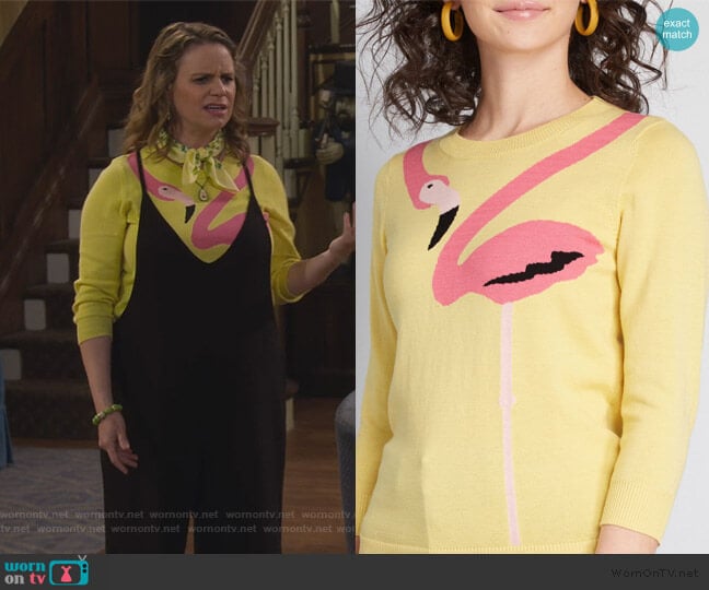 Charm School 3/4 Sleeve Pullover by Modcloth worn by Kimmy Gibbler (Andrea Barber) on Fuller House