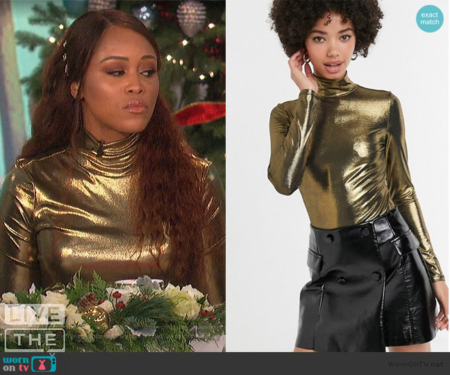 WornOnTV: Eve’s gold metallic top on The Talk | Eve | Clothes and ...