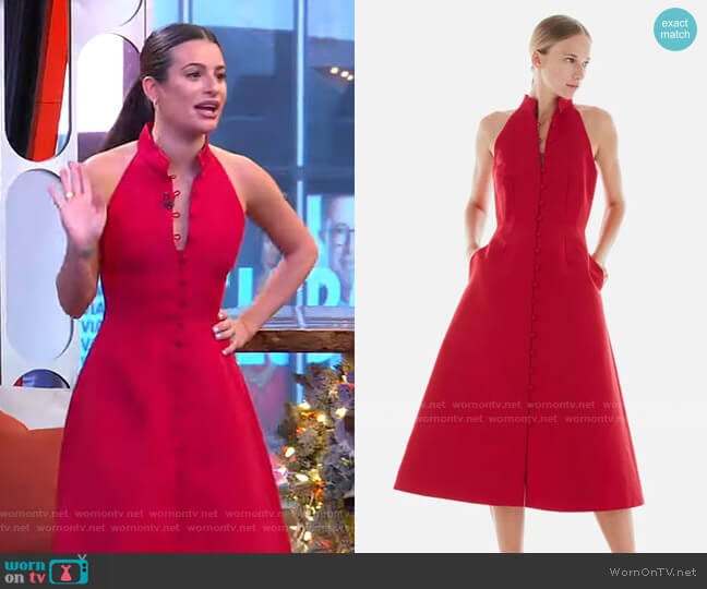 Lake Dress by Novis worn by Lea Michele on GMA