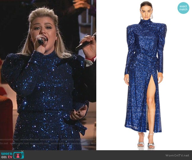 WornOnTV: Kelly Clarkson’s sequin gown on The Voice | Kelly Clarkson ...