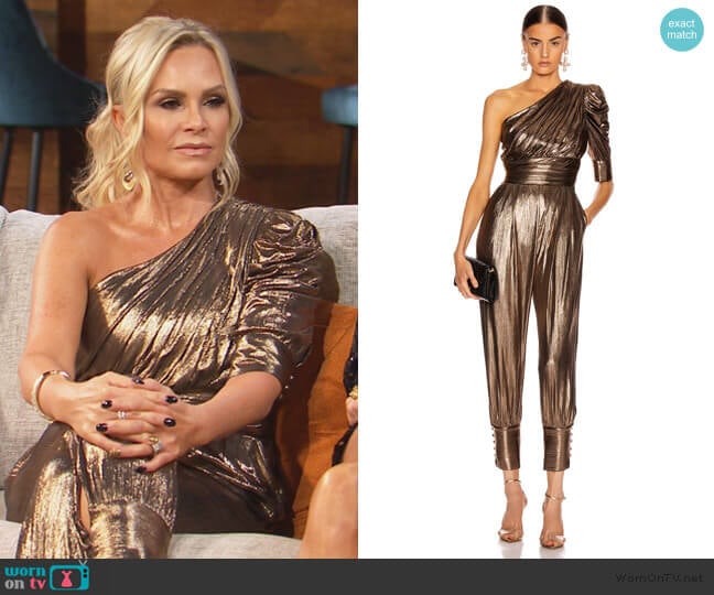 Thambi Jumpsuit by Retrofete worn by Tamra Judge on The Real Housewives of Orange County