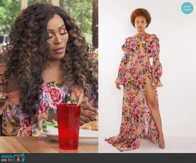 Rosario Maxi Dress by Sai Sankoh worn by Cynthia Bailey on The Real Housewives of Atlanta