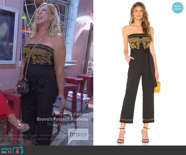 Emma Jumpsuit by Tularosa worn by Vicki Gunvalson on The Real Housewives of Orange County