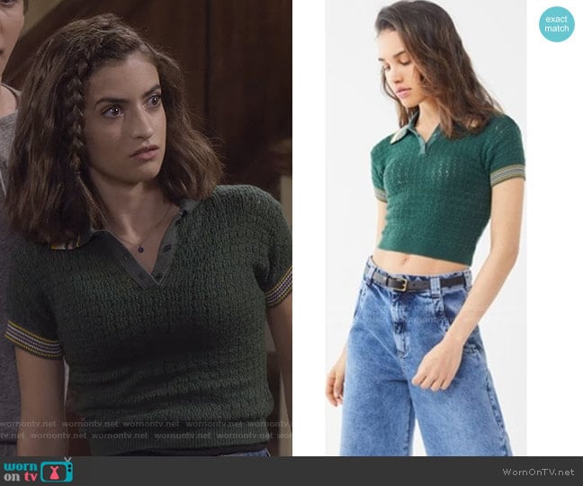 WornOnTV: Ramona’s green polo sweater on Fuller House | Soni Nicole ...