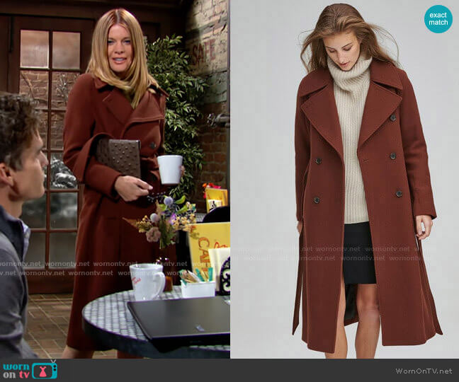 Andrew Marc Alva Coat worn by Phyllis Summers (Michelle Stafford) on The Young and the Restless