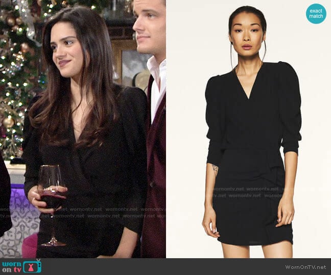 ba&sh Melinda Dress worn by Lola Rosales (Sasha Calle) on The Young and the Restless