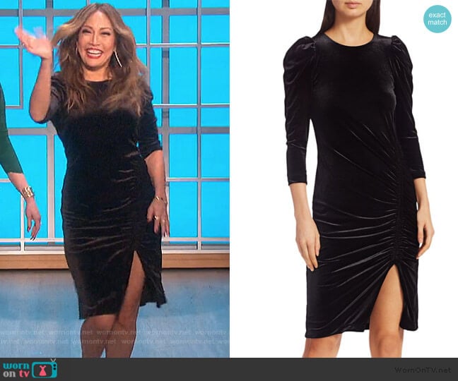 Lily Dress by Bailey 44 worn by Carrie Inaba on The Talk