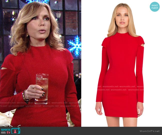 Black Halo Bonelli Dress worn by Lauren Fenmore (Tracey Bregman) on The Young and the Restless