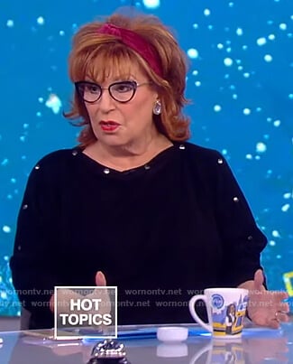 Joy’s button sleeve sweater on The View