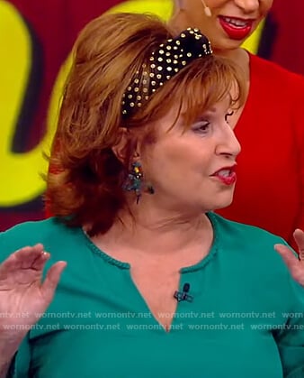 Joy's embellished headband on The View