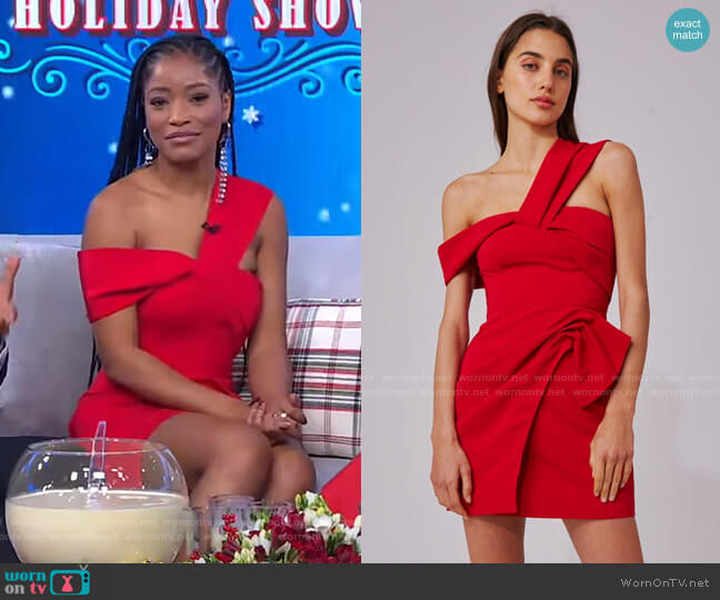 Caliber Minidress by C/Meo Collective worn by Keke Palmer on Good Morning America