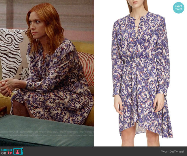 Isabel Marant Etoile Yandra Dress worn by Julia Bechley (Brittany Snow) on Almost Family