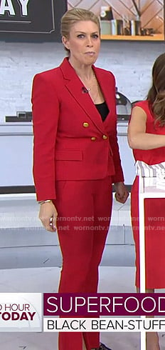 Jill’s red suit on Today