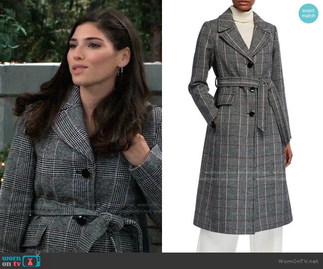 WornOnTV: Brook Lynn’s plaid coat on General Hospital | Amanda Setton ...