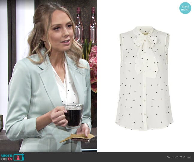 L'Agence Natalia Star Top worn by Abby Newman (Melissa Ordway) on The Young and the Restless