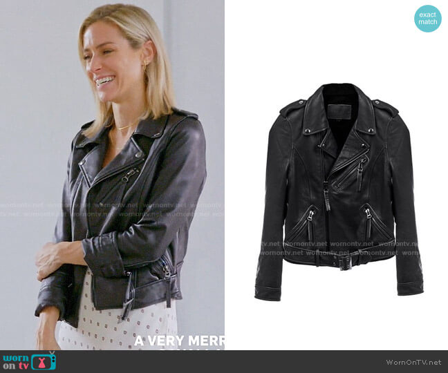 Linea Pelle Leather Moto Jacket worn by Kristin Cavallari on Very Cavallari