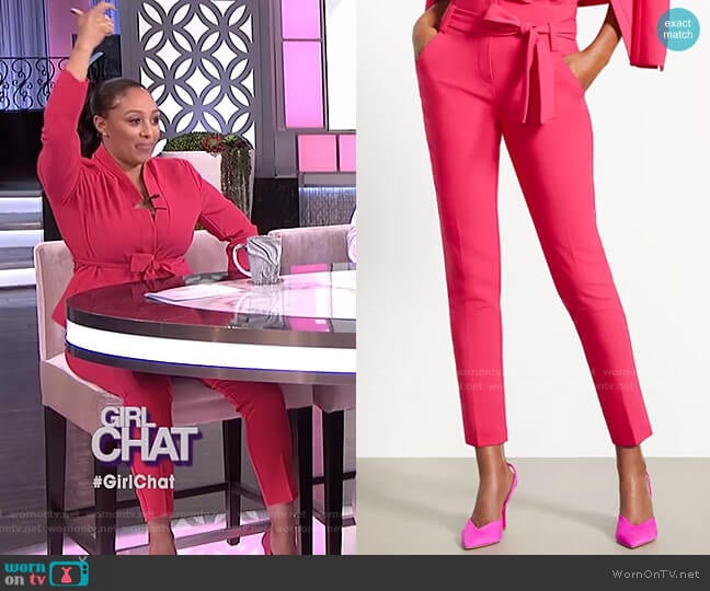 Madie Pant - 7th Avenue by New York & Company worn by Tamera Mowry on The Real