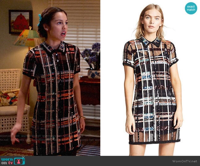 Parker Grayson Dress worn by Nini (Olivia Rodrigo) on High School Musical The Musical The Series