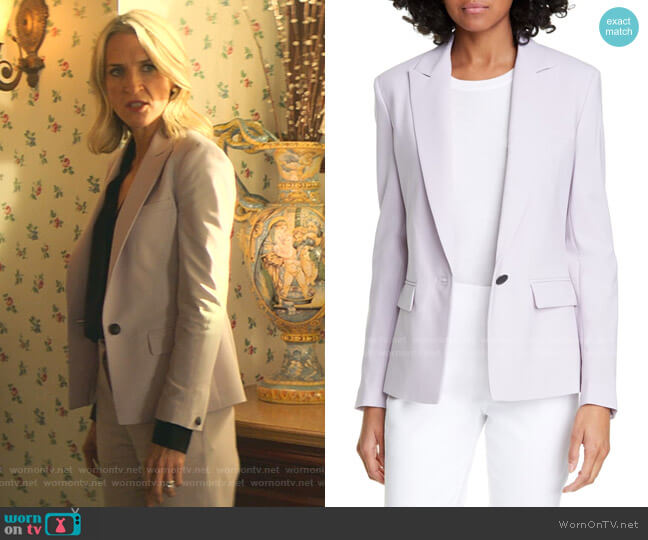 Janet’s lilac blazer on Marvels Runaways