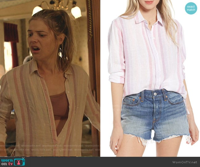 Sydney Stripe Top by Rails worn by Tami Tamietti (Kate Miner) on Shameless